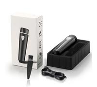 Sonew Mini Electric Beard Trimmer, Cordless Rechargeable Hair Clipper for Men with 360 Rotating, Compact Lightweight Design for Travel Facial Hair Grooming