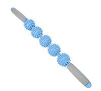 Sonew Muscle Massage Roller Stick, Deep Tissue Massage Stick with 5 Spiky Massage Balls Muscle Relaxation Tool for Men Women(Blue)