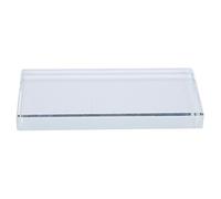 Sonew Nail Art Palettes, Color Mixing Glass Rectangle Makeup Blending False Eyelash Glue Holder, Foundation Mixing Palette for Makeup and DIY Nail Design