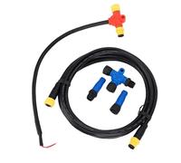 Sonew NMEA 2000 Starter Kit, M12 5 Pin Marine Backbone Cables, Drop Cables, Tees & Terminators for Lowrance Device, Designed for Radios, GPS, Chartplotters & Transducers, Includes