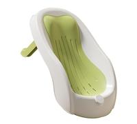 Sonew Non-Slip Bath Support for Newborns - Portable and Comfortable Bathtub for Home & Travel - Gray (Green)