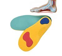 Sonew Orthopedic Insoles, Orthotic Insoles for Kids Prevent Flatfoot, Foot Valgus, Foot Pronation etc Breathable Shockproof 3D Shoe Pads Inserts Boys Girls(S)