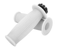 Sonew Pair 25/28mm Comfortable Motorcycle Handlebar Replacement for CBR600RR CBR1000RR R1 R6 ZX Series (White)