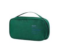 Sonew Portable Emergency Bag with Multi Compartment Oxford Cloth Empty Emergency Bag for Home Travel School and Outdoor Camping 23x13.5x7cm (Green Large)