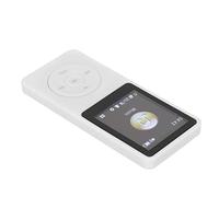 Sonew Portable MP4 Player with 1.8 Inch LCD and 32G Support, Ultra-Thin Black Music Media Player for Students and Gym Workouts (White)
