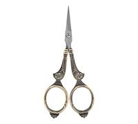 Sonew & Precise Stainless Steel Scissors, Mini Vintage Design, Ideal for Dressmaking & Crafts, Gray - Classic Craft Scissors for Embroidery and Cutting (Figure 8 Cut Bronze)