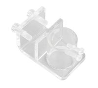 Sonew Professional Aquarium Water Pipe Clamp - High Permeability Acrylic Fish Tank Pipe Clip, Ideal for Glass & Stainless Steel Lily Pipes (Single Hole 25mm/0.98in Inner Diameter)