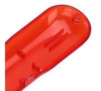 Sonew Professional Hair Clipper Replacement Cover for - Trendy Transparent Orange Shell with Ergonomic Design for Comfort (Transparent Red)