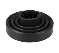 Sonew Silicone Folding Hairdryer Diffuser Cover Heat Protecting Hair Styling Tool for Hair Types (Black)