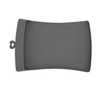 Sonew Silicone Pet Feeding Mat, Foldable Dog Cat Bowl Placemat with Raised Edges and Leakproof Built-in Pocket, Gray Small Placemat for Indoor Dining