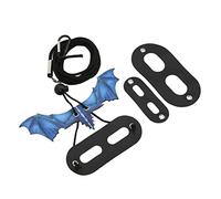 Sonew Small Reptiles Animals Harness, Adjustable Bearded Dragon Leash, Soft Lizard Harness Reptile Leash, Suitable for Lizards, Hamsters, Chinchillas, Ferrets, and (Blue)