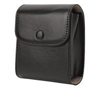 Sonew So Camera Photo Pouch in Brown | PU Leather Storage Case for SQ10 Films and Pictures, for Travel and Outdoor Use (Black)