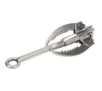 Sonew Stainless Steel 4-Claw Grappling Hook, Folding Outdoor Survival Tool for Climbing and