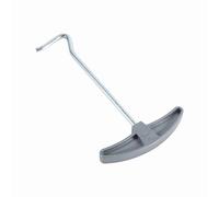 Sonew Steel Tent Peg Nail Puller Tool with Comfortable Plastic Handle for Effortless Awning Stakes Removal, Ideal for Camping, Bivouac & Outdoor Sports