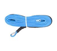 Sonew Synthetic Winch Cable 4.8mm 15m for ATV UTV Trailer - Lightweight & 5500lbs Breaking Strength (Blue)