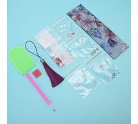 Sonew Tassel Bookmark DIY Special Shaped Leather Page Marks with Embroidery Book Lovers