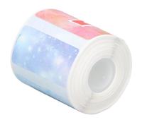 Sonew Thermal Roll 310 Sheets 40x20mm Inkless Print with Back Adhesive in 4 Stylish Patterns for Crafting and Labeling (Dreamy Starshine)