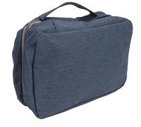 Sonew Travel Hanging Toiletry Bag with Hook and Zipper Pockets for Men and Women, Versatile for Outdoor Adventures and Business Trips (Dark Blue)