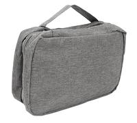 Sonew Travel Hanging Toiletry Bag with Hook and Zipper Pockets for Men and Women, Versatile for Outdoor Adventures and Business Trips (Gray)