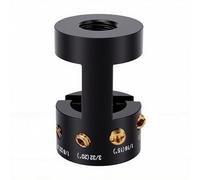 Sonew Tungsten Electrode Sharpener Head, 4 Angles Adjustable Brass Guide Screws for 0.04 to 1/8 Inch Electrodes, with 5 Grinding Wheels and 2 CNC Spindles, Open Head Design