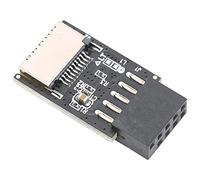 Sonew Upgrade Your Connectivity with USB2.0 to Type E Adapter - 9PIN to Type C Front, Metal & Plastic Build for System Compatibility