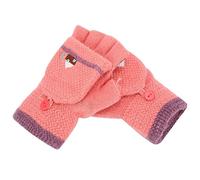 Sonew USB Heated Gloves, Half Finger Warm Gloves for Typing Gaming Working, with Far Infrared Heating Pad, Super Soft Knitted Wool (Female GS92)