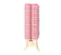 Sonew Volumizing Roller Clips, Heatless Hair Rollers for Overnight Styling with Soft Rollers and Secure Hold, for Creating Crown Lift and Bouncy Waves on All Hair Types (Pink)