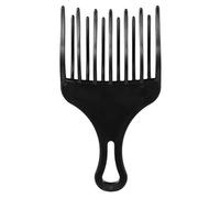 Sonew Wide Tooth Comb, Hair Pick Comb for Curly and Afro Hair, with Heat Proof and Non Static ABS Material, for Styling and Coloring (Black #25)