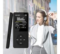 Sonew WISH Top-selling MP4 MP3 Music Player with .8-inch Screen, Card Support, and Sound in White (As Shown,White)