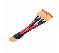 Sonew XT60 Parallel Battery Pack Connector Adapter 14AWG Cable for RC Lipo | 1 Female to 2 Male | Efficient Charging | Durable Silicone Insulation | RC Accessory (1 female and 2 male)