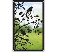 Song Birds in a Tree, SunCatcher Garden Mirror Rectangular Design