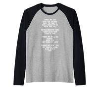 Song Lyric Humor For Women & Men Funny Guessing Music Hits Raglan Baseball Tee