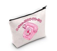 Song Lyrics Inspired Makeup Bag Singer Gift Hot to Go Gift Midwest Princess 2024 Tour Zipper Bag Pink Pony Club Gift Disco Cowgirl Gift (MB, 1-800-bag-PY3)