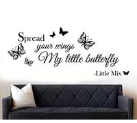 Song Lyrics Spread Your Wings Song Lyrics Wall Art Sticker (Large 135 X 56 CM)