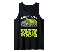 Song of My People Recycling Separation Garbage Truck Tank Top