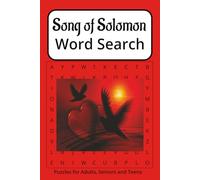 Song of Solomon Word Search Puzzle Book: A Word search Bible game with easy to read print that’s all about the Book of the Song of Solomon, I 6x9 ... Holidays, Valentines Day and Free Times