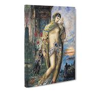 Song Of Songs By Gustave Moreau Canvas Print | Gallery Wrapped 30mm Frame Wall Art | 20x14 inches | Ready to Hang | Classic Picture | Living Room Bedroom Lounge Office