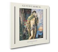 Song Of Songs By Gustave Moreau Canvas Print | Gallery Wrapped 30mm Frame Wall Art | 20x20 inches | Ready to Hang | Classic Picture | Living Room Bedroom Lounge Office