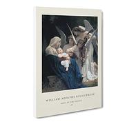 Song Of The Angels By William Adolphe Bouguereau Canvas Print | Gallery Wrapped 30mm Frame Wall Art | 20x14 inches | Ready to Hang | Classic Picture | Living Room Bedroom Lounge Office