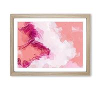 Song Of Tomorrow In Abstract Modern Art Framed Print | A4 Oak Framed Wall Art | Ready to Hang | Abstract Fantasy Picture | Living Room Bedroom Lounge Office