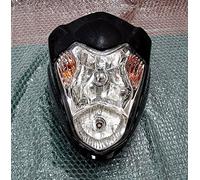 song store Black Street Fighter Headlight Fairing Motorcycle Universal Head Lamp