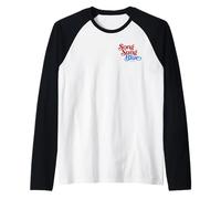 Song Sung Blue Pocket Hit Logo Raglan Baseball Tee
