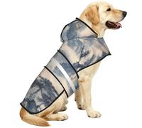 Song Tao Dog Raincoat With Adjustable Waterproof Pet Clothes, Lightweight Dog Rain Jacket Featuring Reflective Strip For Outdoor Walking And Hiking