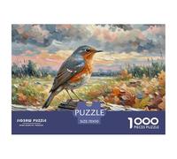 Song Thrush 1000 Piece Jigsaw Puzzle Bird for Adults Educational Gift Memory Games Stress Relief 70x50cm/1000pcs