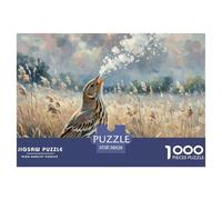 Song Thrush 1000 Piece Jigsaw Puzzle Bird for Age 12+ Challenging Gift Memory Games Relaxing 38x26cm/1000pcs