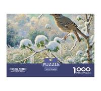 Song Thrush 1000 Piece Jigsaw Puzzle Bird for Age 12+ Fun Gift Memory Games Relaxing 70x50cm/1000pcs