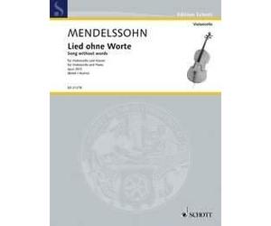 Song without words op. 30/3 cello and piano (easy - intermediate) Mendelssohn Ba