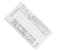 Song Writer's Composing Template Stencil Staff Drawing Ruler Composer Number Symbols Notation Manuscript Tool Enduring Music Composition Accessories