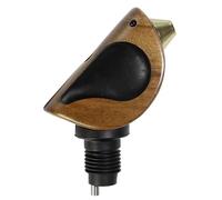 Songbird Specialties Wine Bottle Pourer, Fun Wine Pourer Spout Sings While It Pours, Airtight Wine Bottle Sealer, Acacia Wood with Black Wings