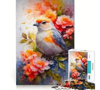 Songbird Symphony Jigsaw Puzzles for Adults 1000 Piece Smart Game Relaxing Fun Pattern Assembly Cherished Gift (38x26cm)